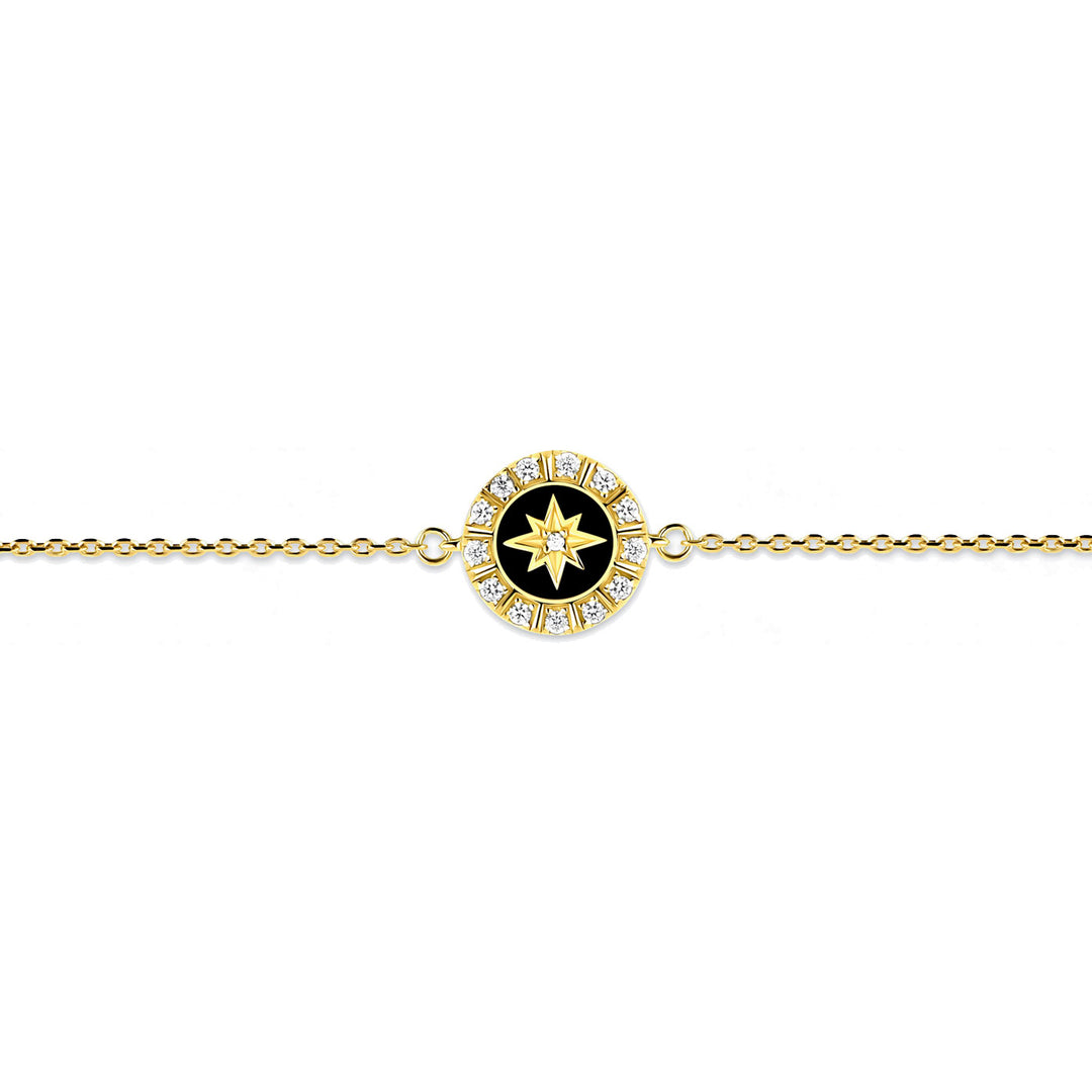 Armband "Star shine black"